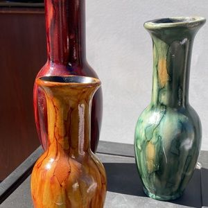 Ceramic vase Set Earth Colors